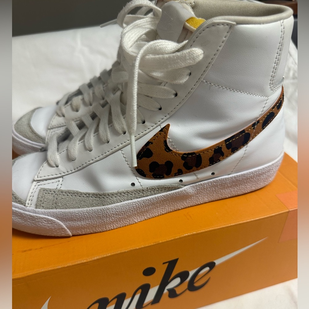 The Nike women’s Blazer Mid ‘77 ‘Leopard